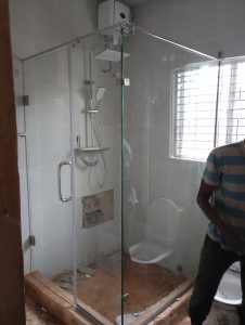 Cubicle Toilet Glass
