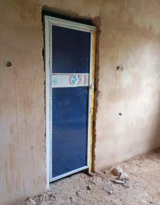 Aluminum door in benin
