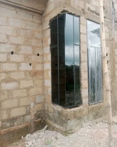 Aluminum window in benin
