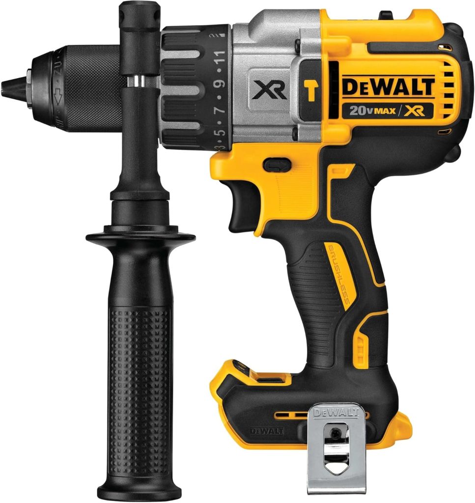 DEWALT 20V MAX XR Cordless Hammer Drill Driver Brushless, Heavy Duty 1/2", 3-Speed