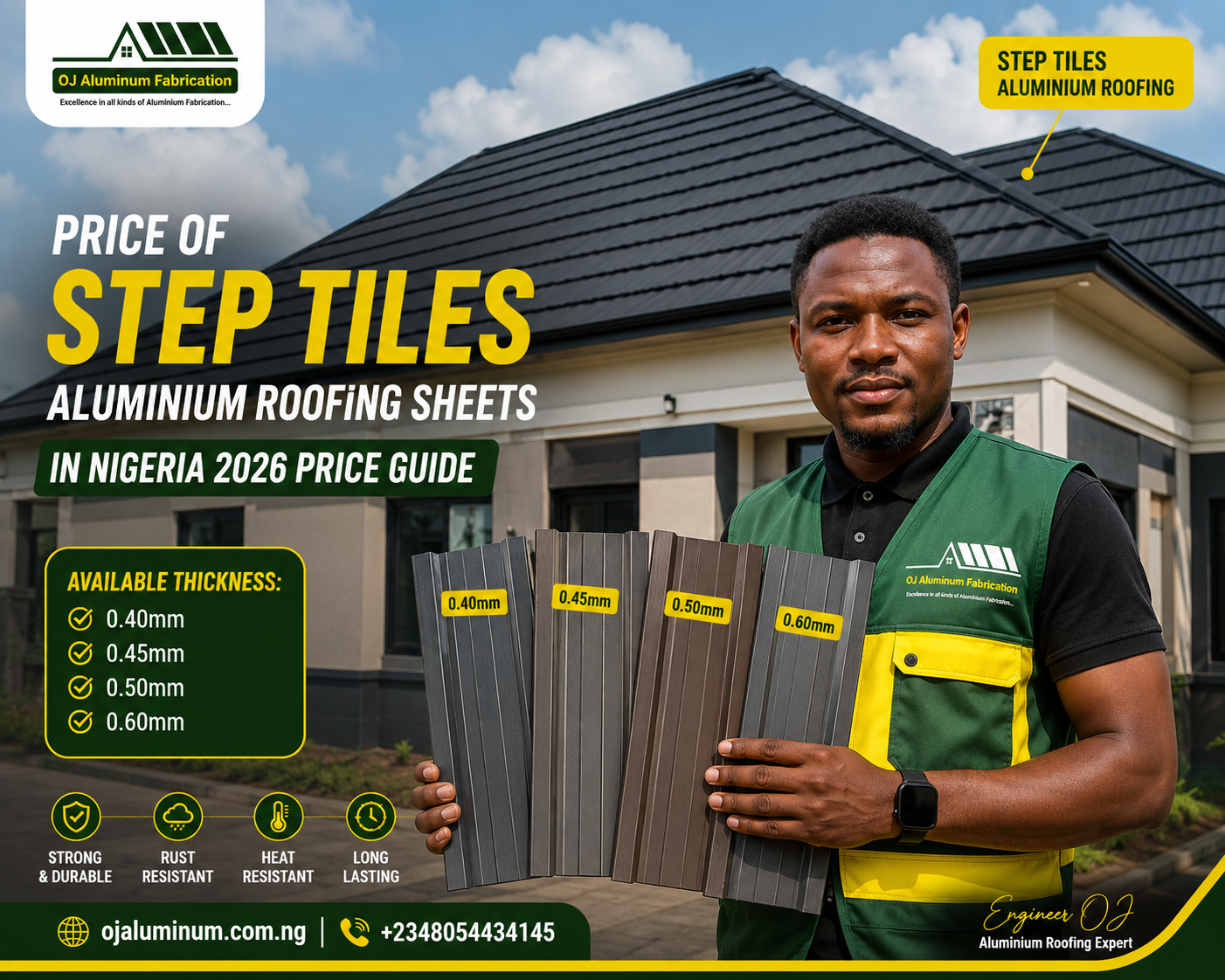Price of Step Tiles Roofing Sheets in Nigeria